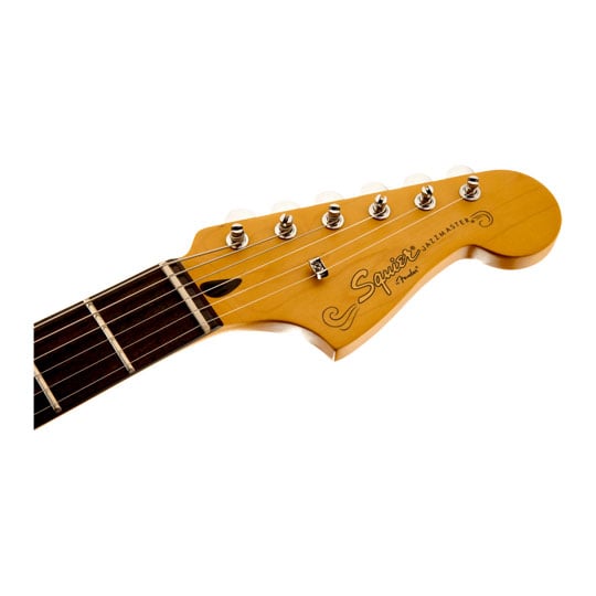 Squier J Mascis Jazzmaster, Laurel Fingerboard, Gold Anodized Pickguard, Vintage White : image 3