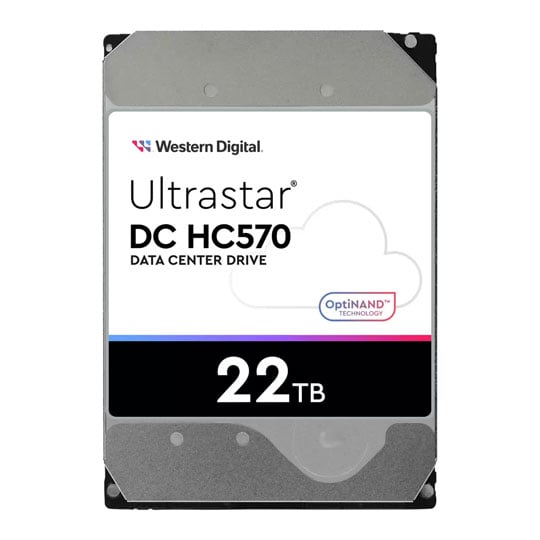 WD Ultrastar DC 0F48155 22TB 3.5" SATA Enterprise HDD/Hard Drive 7200rpm