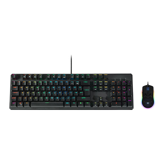 Tecware Phantom RGB 105-Key Mechanical Keyboard, Exo Mouse, Wrist and Mouse Pad eSports Bundle : image 2