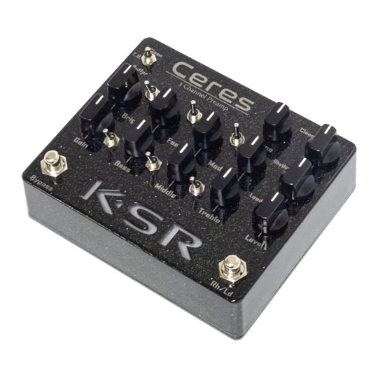 KSR Ceres 3 Channel High-Gain Preamp Pedal