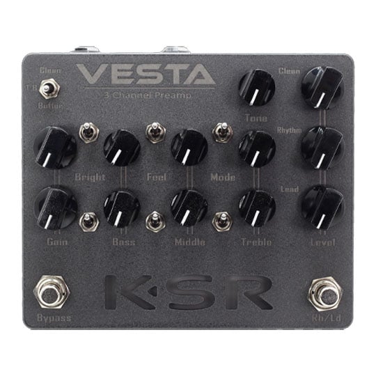 KSR Vesta 3 Channel Preamp Pedal : image 3