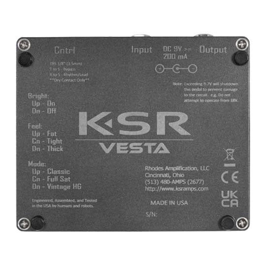 KSR Vesta 3 Channel Preamp Pedal : image 4