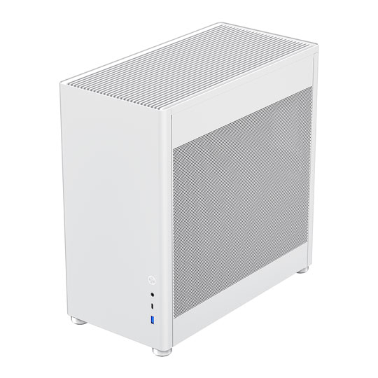GameMax Meshbox Mid Tower White PC Gaming Case : image 3