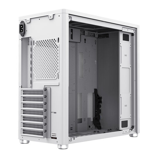 GameMax Meshbox Mid Tower White PC Gaming Case : image 4