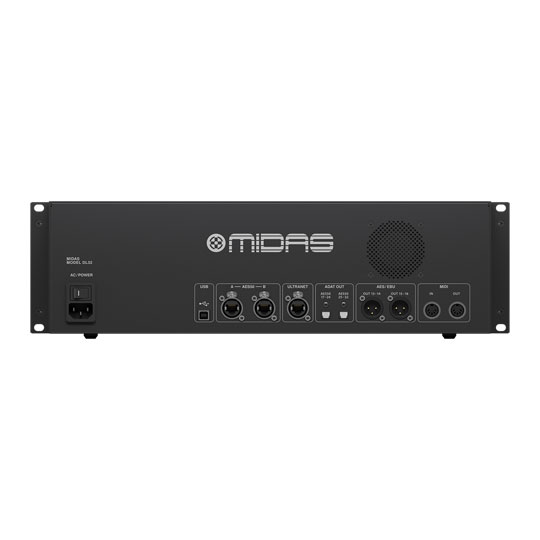 Midas DL32 - 32 Input, 16 Output Stage Box with 32 Midas Microphone Preamplifiers, ULTRANET and ADAT : image 3