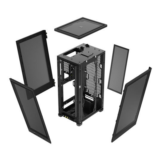 Corsair 2000D Airflow mITX Mini Tower High Airflow Case Black : image 4