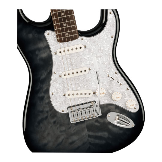 Squier FSR Affinity Series Stratocaster QMT, Black Burst