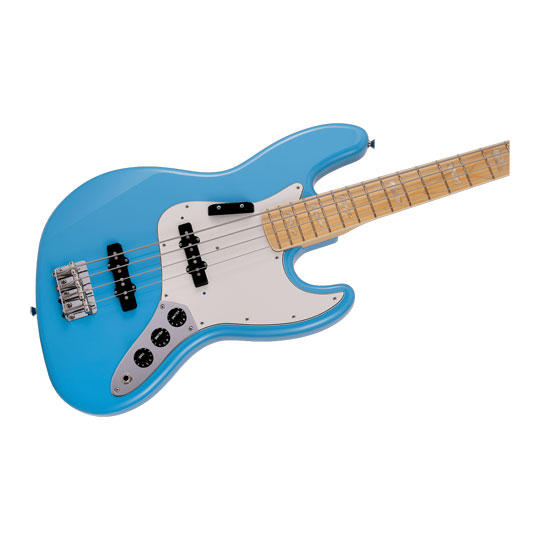 Fender Made in Japan Limited International Colour Jazz Bass, Maple Fingerboard, Maui Blue