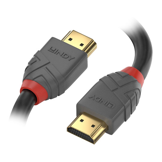 Cavo HDMI High Speed Anthra Line Lindy 3m - Professionale, Schermatura 360°, Contatti Placcati Oro