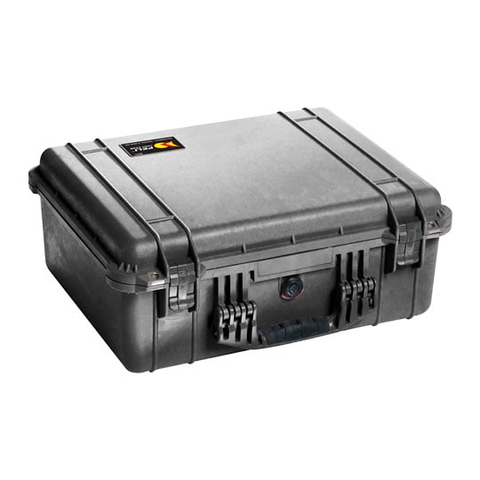 Peli 1550 Protective Case With No Foam (Black)