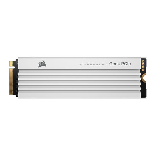 CORSAIR MP600 PRO LPX White PCIe Gen4 x4 NVMe M.2 SSD 1TB for PS5 CSSD-F1000GBMP600PLPW CORSAIR 1TB MP600 PRO LPX White 白色w&frasl;Heatsink CSSD