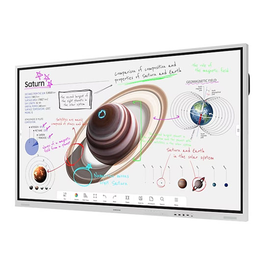 Samsung 75" WM75B 4K UHD Flip Pro Interactive Whiteboard Touch Display : image 2