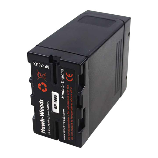 Hawkwoods BP-75UX Sony Replacement BP-U Battery