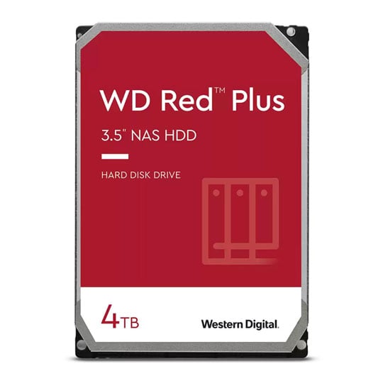 WD Red Plus 4TB NAS 3.5" SATA HDD/Hard Drive