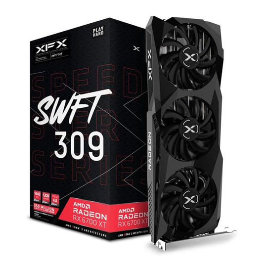XFX AMD Radeon RX 6700 XT SWFT 309 CORE 12GB Graphics Card