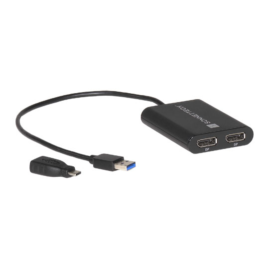 Sonnet DisplayLink Dual DisplayPort Adapter For M1/M2 Macs