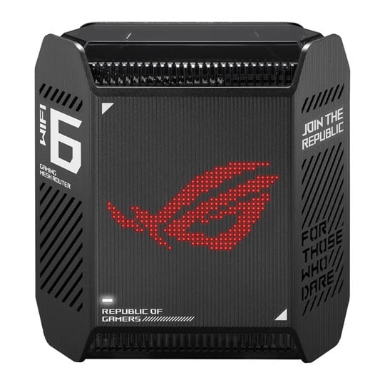 ASUS ROG Rapture Tri-Band GT6 AiMesh Ready Black Gaming Router - Single