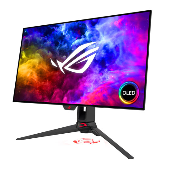 ASUS 26.5" ROG Swift OLED 240Hz G-SYNC Compatible Monitor : image 3