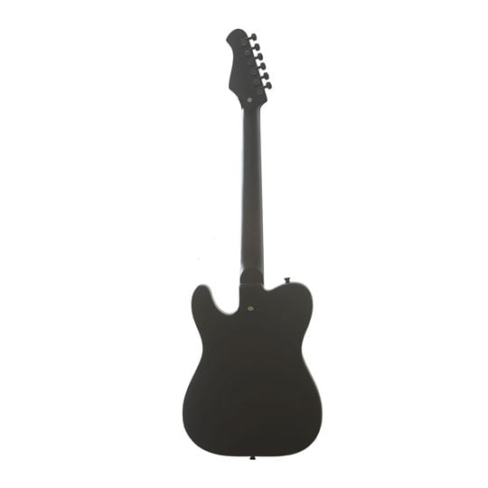 Fairclough T-Style HH Guitar - White Pickguard - Satin Black : image 3