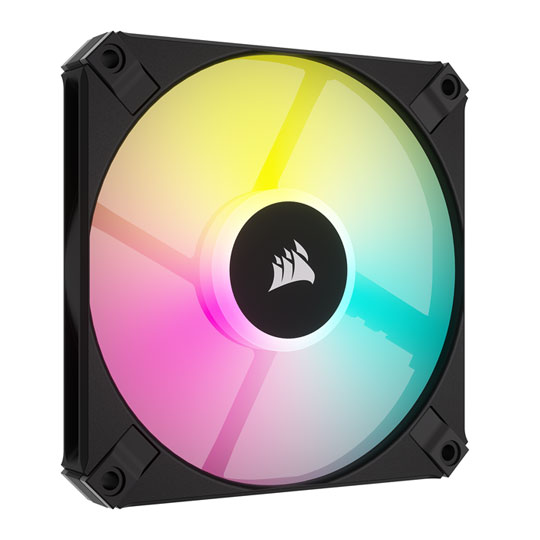 Corsair AF120 SLIM RGB Black Single Small Form Factor 120mm PWM Fan : image 1