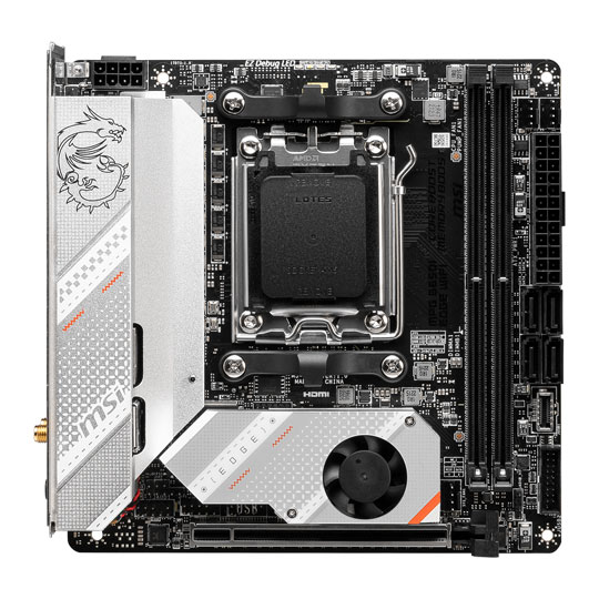 MSI AMD B650I EDGE WIFI AM5 PCIe5 DDR5 Mini-ITX Refurbished Motherboard : image 2