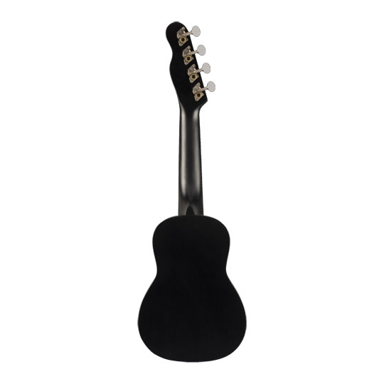 Fender Venice Soprano Uke, Walnut Fingerboard, Black : image 4