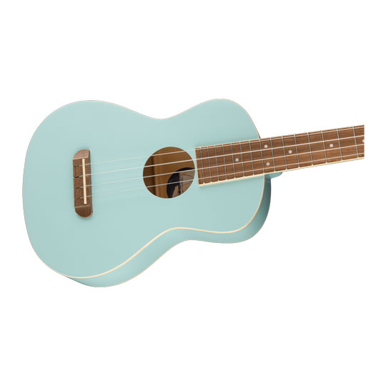 Fender Avalon Tenor Ukulele, Walnut Fingerboard, Daphne Blue