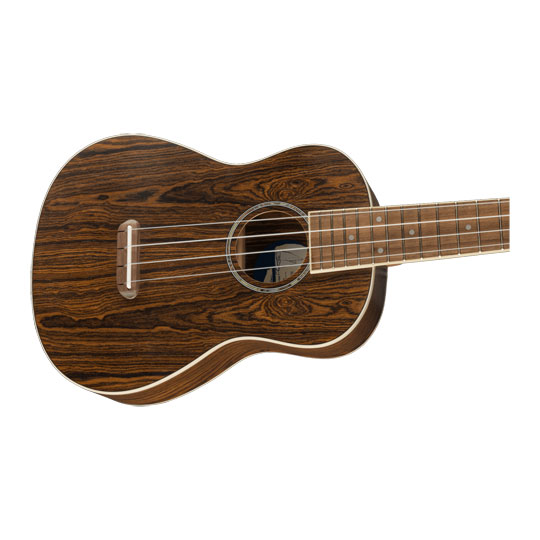 Fender Zuma Exotic Concert Ukulele, Walnut Fingerboard, Bocote