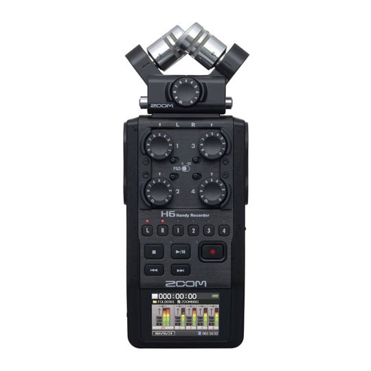 Zoom H6 Handy Recorder (Black)
