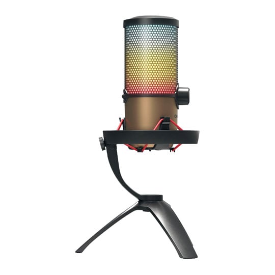 CHERRY UM 9.0 PRO RGB Black USB Desk Microphone with Shock Mount