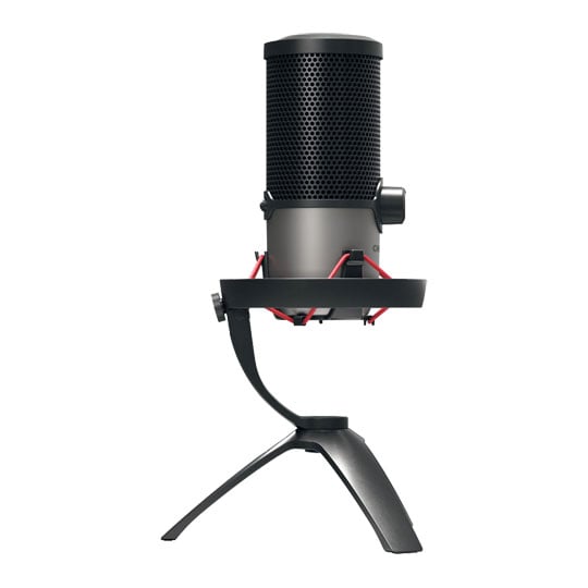 CHERRY UM 6.0 ADVANCED Black/Silver USB Desk Microphone with Shock Mount