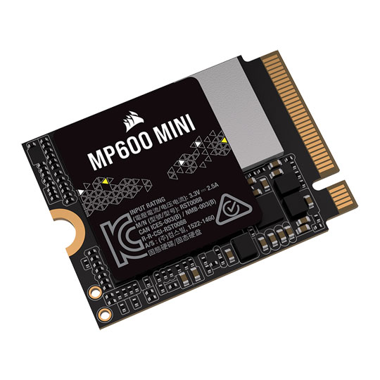 Corsair MP600 MINI 1TB M.2 (22x30) PCIe Gen 4 NVMe SSD (Perfect for Steam Deck/ROG Ally) : image 1