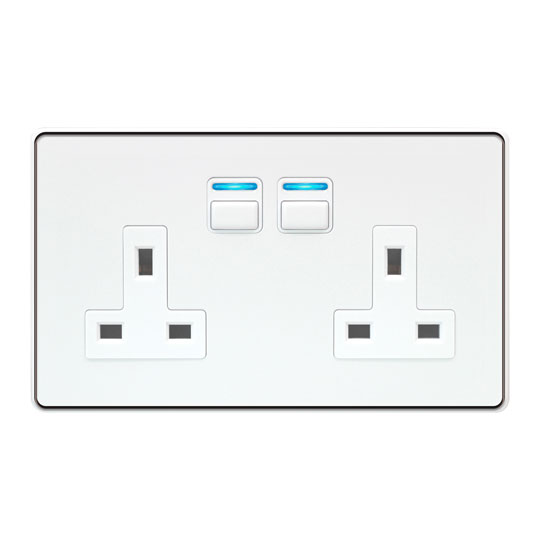 Kit Démarrage Domotique LightwaveRF Smart Series Power V2 - Blanc, Compatible Alexa/Google/HomeKit