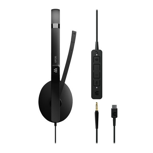 EPOS ADAPT 165T USB-C II Stereo Teams Certified USB-C/3.5mm Headset : image 2