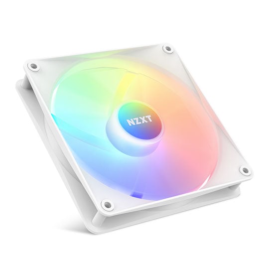 NZXT F140 RGB Core 140mm PWM Fan 2 Pack with Controller White : image 3