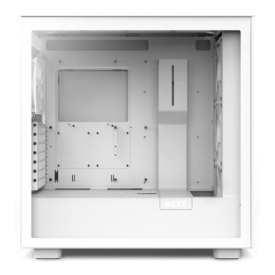 NZXT H7 Flow RGB White Mid Tower Tempered Glass PC Gaming Case