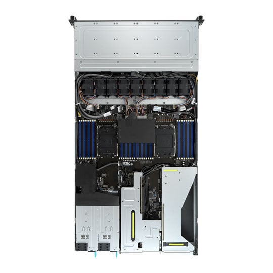 ASUS RS720-E11-RS12U Intel 5th Gen Xeon 1U 12 Bay PCIe Gen5 Barebone Server - 2600W PSU : image 3