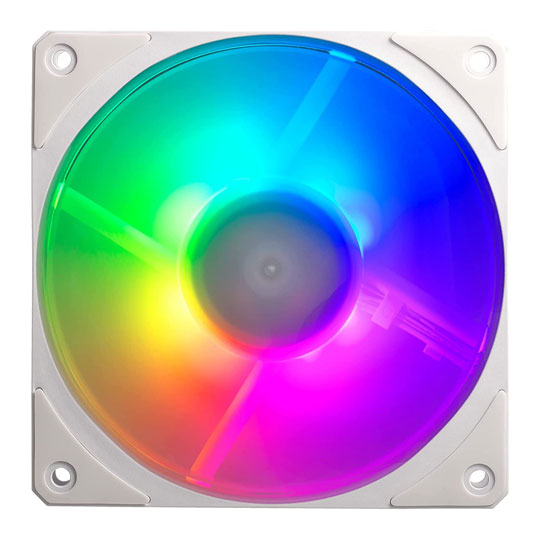 Cooler Master Mobius 120P ARGB 120mm White Edition Fan