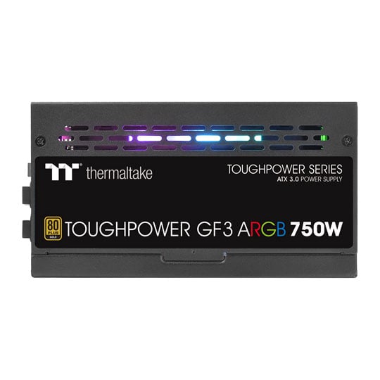 Thermaltake Toughpower GF3 ARGB 750 Watt Fully Modular PCIe Gen 5 ATX3.0 80+ Gold PSU/Power Supply