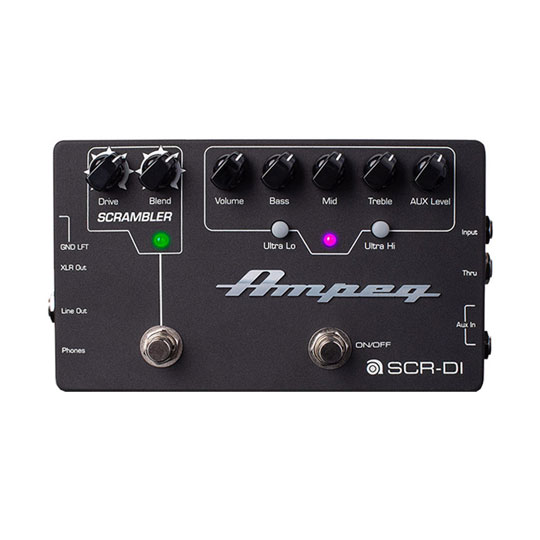 Ampeg SCR-DI Bass Preamp with Scrambler Overdrive Pedal