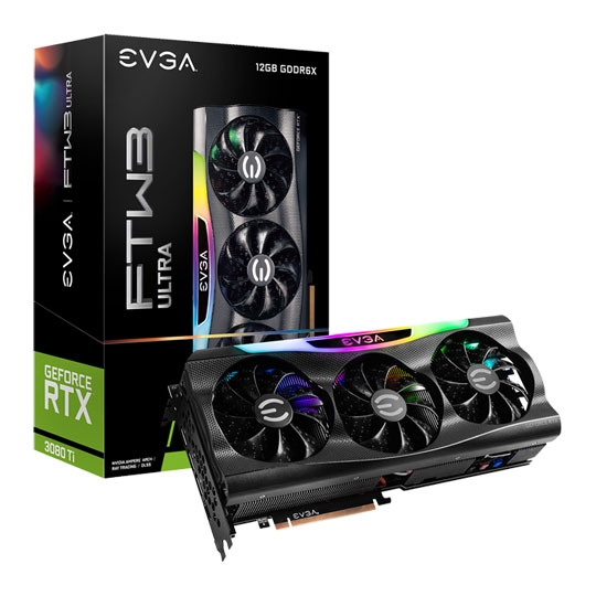 EVGA NVIDIA GeForce RTX 3080 Ti 12GB FTW3 ULTRA GAMING Refurbished Graphics Card
