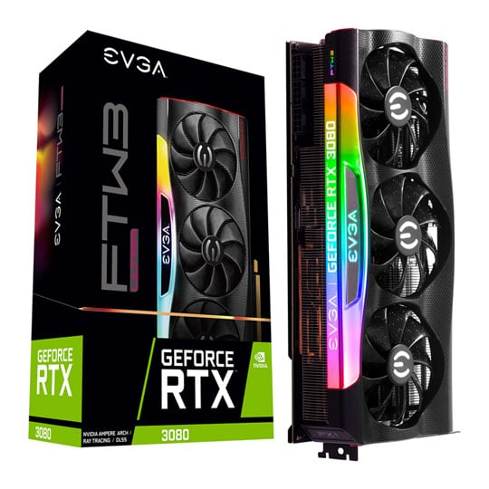 EVGA NVIDIA GeForce RTX 3080 10GB FTW3 ULTRA GAMING Ampere Refurbished Graphics Card LN136330 10G P5 3897 KR SCAN UK