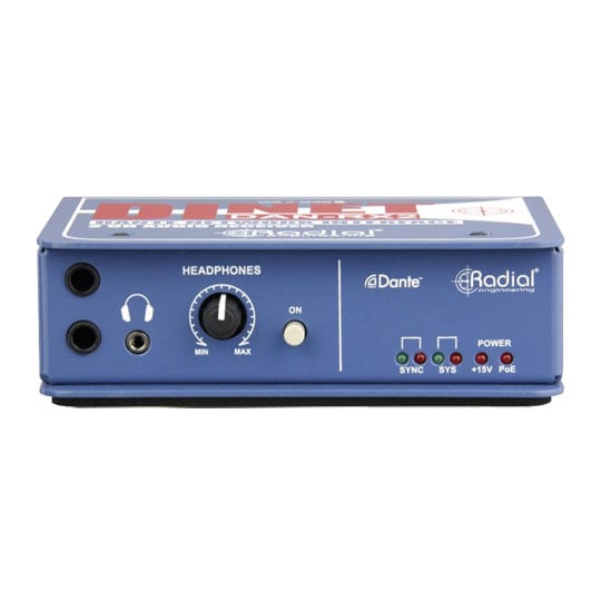 Radial DiNET DAN-RX2 2-Channel Dante Network Receiver