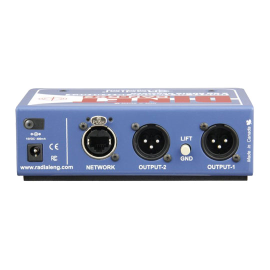 Radial DiNET DAN-RX2 2-Channel Dante Network Receiver : image 3