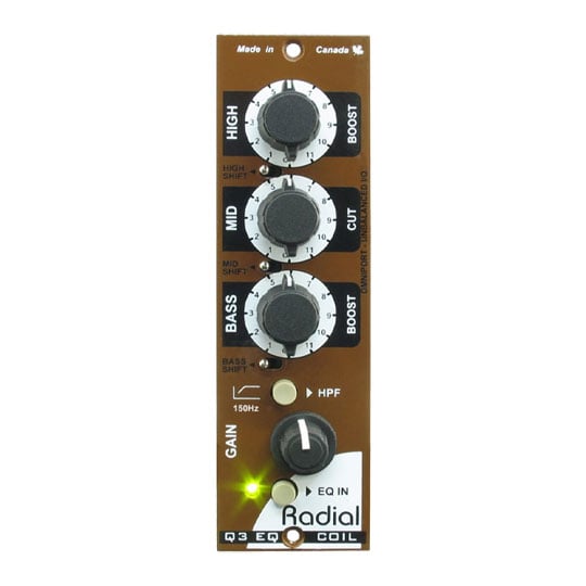 Radial Workhorse Q3 3-Band Equalizer