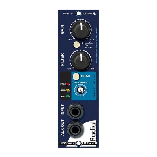 Radial Workhorse JDV-Pre Instrument Preamplifier 500 Series