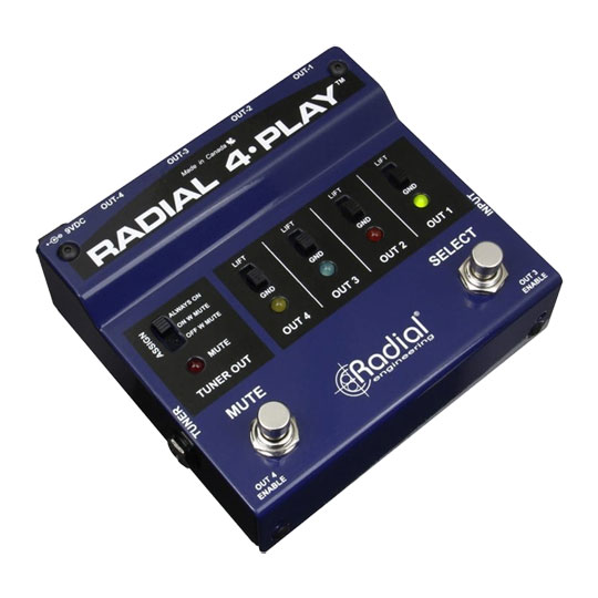 Radial 4-Play Multi-Output DI Box