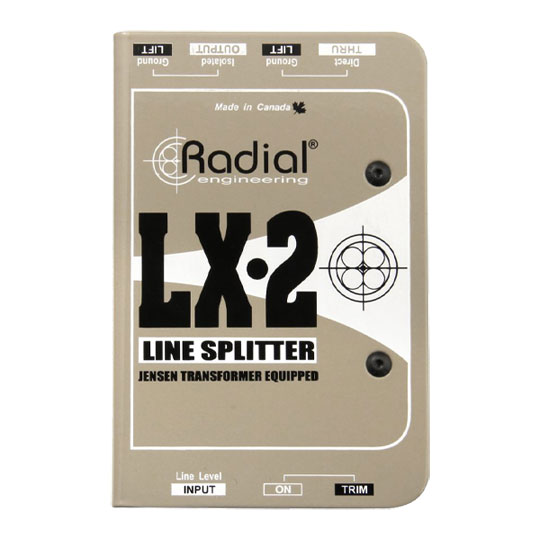 Radial LX2 Line-Level Splitter & Attenuator