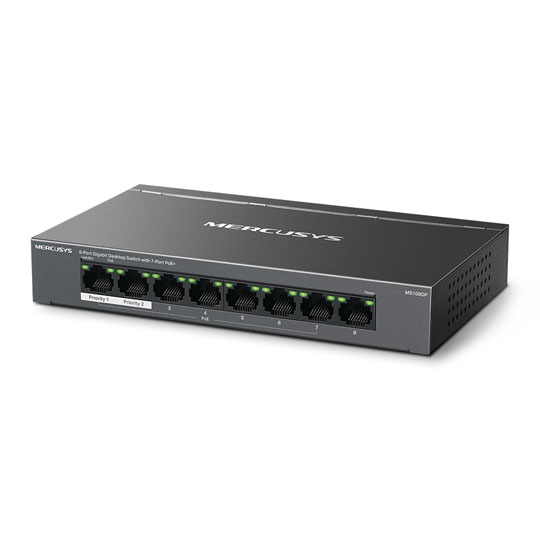 Mercusys MS108GP 8-Port Desktop PoE+ Network Switch