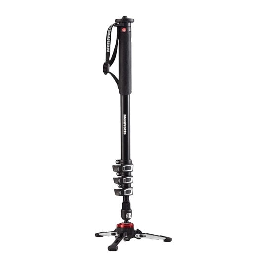 Manfrotto XPRO aluminium 4 section fluid video monopod